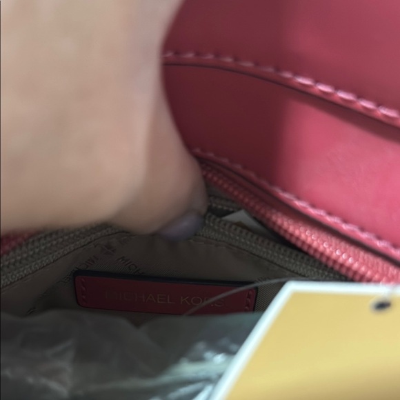 Michael Kors Cream and Pink Satchel with Gold Hardware - Picture 6 of 6